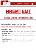 NREMT EMT  Study Guide &plus; Practice Test     The Ultimate Study Guide to Pass Your Exam  Includes 500&plus; Practice Questions ẇith Detailed Answers