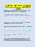 NAVEDTRA 14022 Chapter 2 UPDATED  ACTUAL  Exam Questions and CORRECT  Answers 