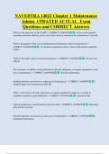 NAVEDTRA 14022 Chapter 1 Maintenance  Admin&period; UPDATED ACTUAL  Exam  Questions and CORRECT Answers 