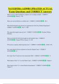 NAVEDTRA 14295B UPDATED ACTUAL  Exam Questions and CORRECT Answers 