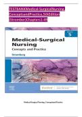 Medical-Surgical Nursing &ndash; Concepts and Practice &lpar;Stromberg&comma; 5th Edition&rpar; &ndash; Complete Test Bank &lpar;Chapters 1&ndash;49&rpar;