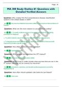 MA 300 Study Outline &num;1 Questions with  Detailed Verified Answers 