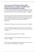 Pool and Hot tub CPO practice &lpar;2025&rpar; EXAM QUESTIONS AND ALL CORRECT ANSWERS 100&percnt; SOLVED AND GUARANTEED SUCCESS&excl;&excl;
