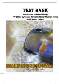 Introduction to Marine Biology &ndash; Karleskint &lpar;4th Edition&rpar; &vert; Test Bank with Answers
