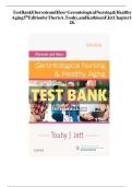 TEST BANK FOR Ebersole and Hess' Gerontological Nursing and Healthy Aging in Canada by Veronique Boscart&comma; Lynn McCleary ISBN&colon; 978-0323778749 COMPLETE GUIDE ALL CHAPTERS COVERED 100&percnt; VERIFIED A&plus; GRADE ASSURED&excl;&excl;&excl;&excl;&excl;NEW LATEST UPDATE&excl;&excl;&excl;&excl;&excl;