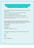 2025 Newest Property and Casualty Exam Prep Test Bank  with 300 Questions and Correct Answers&sol; Property and  Casualty License Test 2025-2026&sol; P & C Exam 