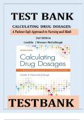 Test Bank For Calculating Drug Dosages A Patient-Safe Approach to Nursing and Math 2nd Edition by Castillo Chapter 1 - 22 Complete