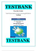 Test Bank For Prescriber's Guide&colon; Stahl's Essential Psychopharmacology 7th Edition By Stephen M&period; Stahl 9781108926010 Chapter 1-152 Complete Guide &period;