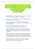 WGU C841 Legal Issues in Information Security  Objective Assessment ACTUAL EXAM STUDY GUIDE  2025&sol;2026 QUESTIONS BANK AND VERIFIED CORRECT  SOLUTIONS WITH RATIONALES &vert;&vert;  100&percnt; GUARANTEED PASS  <LATEST VERSION> 