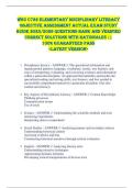 WGU C732 Elementary Disciplinary Literacy  Objective Assessment ACTUAL EXAM STUDY  GUIDE 2025&sol;2026 QUESTIONS BANK AND VERIFIED  CORRECT SOLUTIONS WITH RATIONALES &vert;&vert;   100&percnt; GUARANTEED PASS  <LATEST VERSION> 