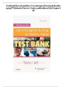 TEST BANK FOR Ebersole and Hess' Gerontological Nursing and Healthy Aging in Canada by Veronique Boscart&comma; Lynn McCleary ISBN&colon; 978-0323778749 COMPLETE GUIDE ALL CHAPTERS COVERED 100&percnt; VERIFIED A&plus; GRADE ASSURED&excl;&excl;&excl;&excl;&excl;NEW LATEST UPDATE&excl;&excl;&excl;&excl;&excl;