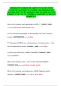 Emergency Medical Dispatch &lpar;EMD&rpar; Test&comma; Final & Practice Exam with Study Guide &vert; 300&plus; Actual Questions with Correct Verified Answers &vert; Latest Update 2025&sol;2026 &vert; A&plus; Graded
