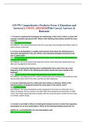 ATI PN Comprehensive Predictor Form A &vert; Questions & Answers with Correct Verified Answers & Rationales &vert; Latest Update 2025&sol;2026 &vert; A&plus; Graded