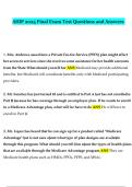 AHIP 2025 Final Exam &ndash; Complete Test Questions and Answers