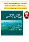 Solution Manual for Financial Accounting 8th Edition by Libby &vert; Complete Chapters 1-13 &vert; 2025 Guide&excl;