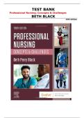 Test Bank &vert; Professional Nursing&colon; Concepts & Challenges 10th Edition &ndash; Beth Black