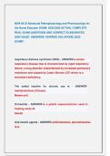 NUR-641E Advanced Pathophysiology and Pharmacology for  the Nurse Educator EXAM  2025&sol;2026 ACTUAL COMPLETE  REAL EXAM QUESTIONS AND CORRECT ELABORATED  &DETAILED  ANSWERS &sol;VERIFIED SOLUTIONS &vert;2025              EXAM&excl;&excl; 