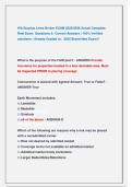 WA Surplus Lines Broker EXAM 2025&sol;2026 Actual Complete  Real Exam  Questions &  Correct Answers &vert; 100&percnt; Verified  solutions &vert; Already Graded A&plus;  2025 Brand New Exam&excl;&excl; 