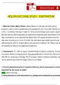 HESI RN Exit Case Study &ndash; Postpartum&comma; Latest Update 2025