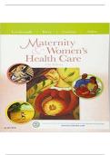 Test Bank for Maternity & Women&rsquo;s Health Care&comma; 11th Edition&comma; Lowdermilk&period;pdf