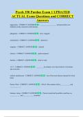 Psych 350 Purdue Exam 1 UPDATED   ACTUAL Exam Questions and CORRECT  Answers