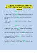 PSYCH350 UMASS EXAM 2 UPDATED   ACTUAL Exam Questions and CORRECT  Answers 