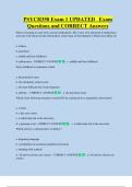 PSYCH350 Exam 1 UPDATED   Exam  Questions and CORRECT Answers