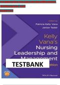 NURSING LEADERSHIP AND MANAGEMENT 3RD EDITION PATRICIA KELLY TEST BANK