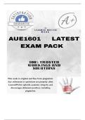 AUE1601 LATEST EXAM PACK 2025 &lbrack;DETAILED QUESTIONS AND ANSWER&rsqb; AND SUMMARIZED NOTES FOR YOUR EXAMS