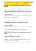 NR442-COMMUNITY HEALTH &lpar;WEEKS ONE&comma; TWO&comma; & THREE&rpar; FIRST TEST QUESTIONS AND ANSWERS LATEST UPDATED 2025&sol;2026 ALL ANSWERS 100&percnt; CORRECT VERIFIED&sol;DETAILED BEST RATED A&plus; FOR SUCCESS