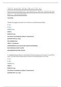 TEST BANK FOR PRACTICAL MANAGEMENT SCIENCE&comma; 6TH EDITION BY L&period; WINSTON&period;