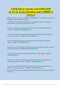 USFK  Bundled Exam Questions WITH  CORRECT Answers
