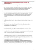NUR 3120 - HEALTH ASSESSMENT - EXAM 2 &vert;ACTUAL 240 EXAM QUESTIONS AND ANSWERS&vert;A&plus;GRADE ASSURED