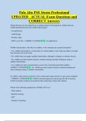 Justin PCCET Study Guide Part 1  UPDATED   ACTUAL Exam Questions and  CORRECT Answers