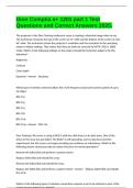 Dion Comptia a&plus; 1201 part 1 Test Questions and Correct Answers 2025&period;