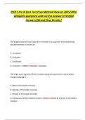 PHTLS Pre & Post Test Prep Material Newest 2025&sol;2026  Complete Questions And Correct Answers &lpar;Verified  Answers&rpar;&vert;Brand New Version&excl;