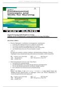 TEST BANK&colon; DEWIT&rsquo;S FUNDAMENTAL CONCEPTS AND SKILLS FOR NURSING&comma; 5TH EDITION BY WILLIAMS