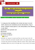 NR 509 &sol; NR509 Advanced Physical Assessment Final Exam Questions with Verified Answers - Chamberlain