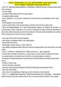 TEXAS COMMISSION ON LAW ENFORCEMENT EXAM QUESTIONS WITH CORRECT ANSWERS 2025&sol;2026 RATED A&plus;