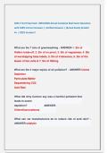 COR 2 Test Prep Exam  2025&sol;2026 Actual Complete Real Exam Questions  with 100&percnt; Correct Answers &vert; Verified Answers &vert; &lpar;Actual Exam&rpar; Graded  A&plus;  &sol; 2025 Version&excl;&excl;