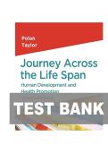 Test Bank For Journey Across the Life Span&colon; Human Development and Health Promotion 7th Edition by Elaine U&period; Polan&period; PDF&period; 2025