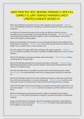 CBEST PRACTICE TEST&colon; READING &lpar;VERSION 1&rpar; WITH ALL CORRECT & 100&percnt; VERIFIED ANSWERS&vert;LATEST UPDATED&vert;ALREADY GRADED A&plus;