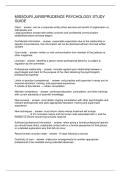 MISSOURI JURISPRUDENCE PSYCHOLOGY STUDY GUIDE