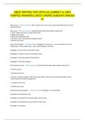 CBEST WRITING TEST WITH ALL CORRECT & 100&percnt; VERIFIED ANSWERS&vert;LATEST UPDATE&vert;ALREADY GRADED A&plus;