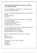 NSG 501 &lpar;Role of Professional Nurse&rpar; Exam 1 Questions With Complete Solutions