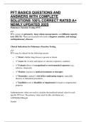 PFT BASICS QUESTIONS AND ANSWERS WITH COMPLETE SOLUTIONS 100&percnt; CORRECT RATED A&plus; NEWLY UPDATED 2025
