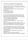 NSG 210 Exam 1 Questions With Complete Solutions