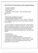 NSG 505 Exam 2 Exam Questions With Complete Solutions