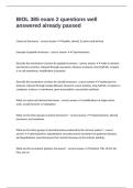 BIOL 385 exam 2 questions well answered already passed