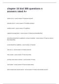 chapter 15 biol 385 questions n answers rated A&plus;